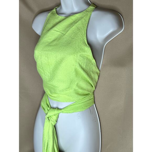 Esteban Cortazar Green Tie Around Top XS - Picture 5 of 14